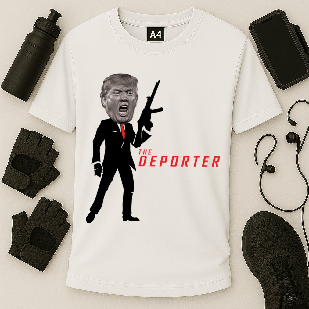 The Deporter Funny Donald Trump Cooling Performance Crew T-Shirt