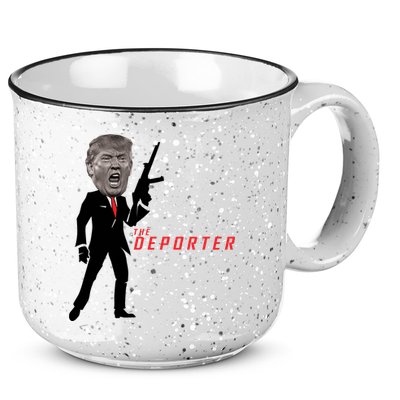 The Deporter Funny Donald Trump 15oz Campfire Ceramic Mug