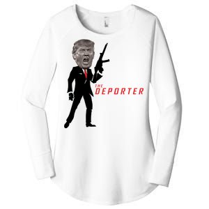 The Deporter Funny Donald Trump Women's Perfect Tri Tunic Long Sleeve Shirt