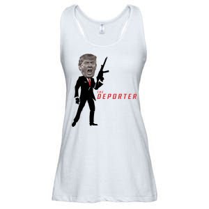 The Deporter Funny Donald Trump Ladies Essential Flowy Tank