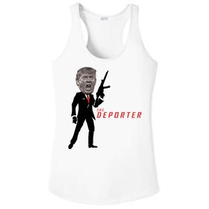 The Deporter Funny Donald Trump Ladies PosiCharge Competitor Racerback Tank