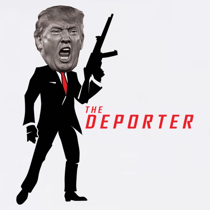 The Deporter Funny Donald Trump Baby Bodysuit