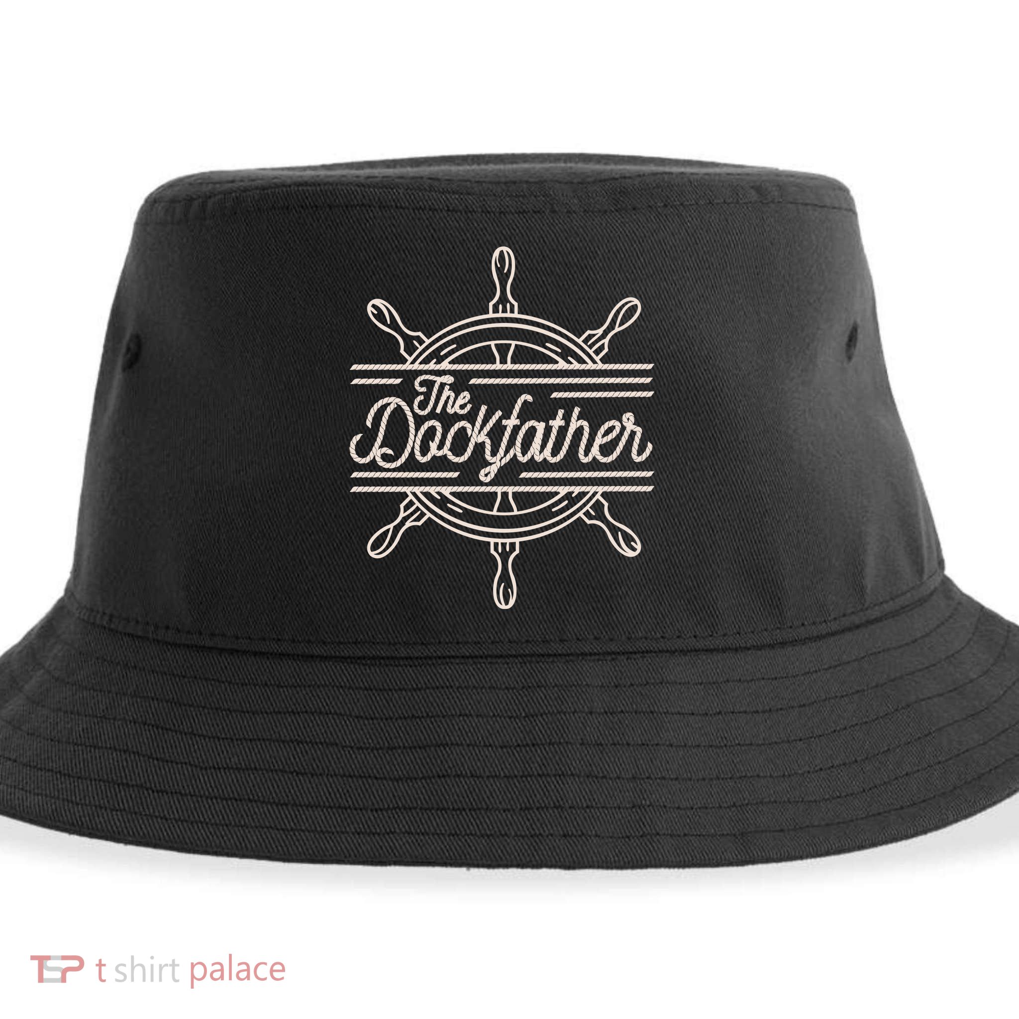 The Dockfather Funny Sustainable Bucket Hat