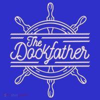 The Dockfather Funny Stripe Pom Pom Beanie