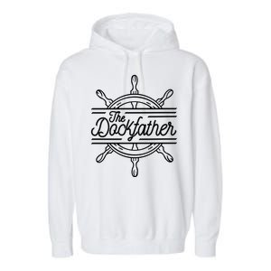 The Dockfather Funny Garment-Dyed Fleece Hoodie