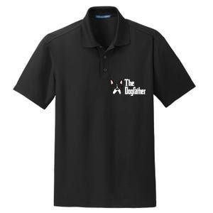 The Dog Father Boston Terrier Dry Zone Grid Polo