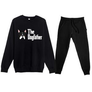 The Dog Father Boston Terrier Premium Crewneck Sweatsuit Set