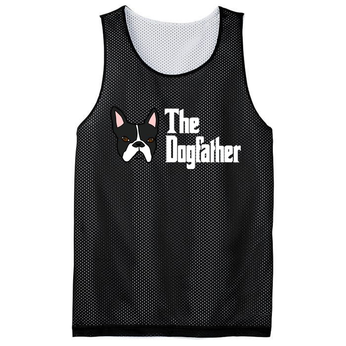 The Dog Father Boston Terrier Mesh Reversible Basketball Jersey Tank