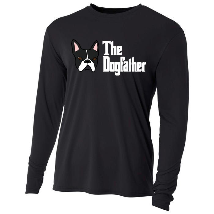 The Dog Father Boston Terrier Cooling Performance Long Sleeve Crew