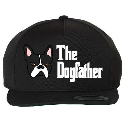 The Dog Father Boston Terrier Wool Snapback Cap