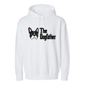 The Dog Father Boston Terrier Garment-Dyed Fleece Hoodie