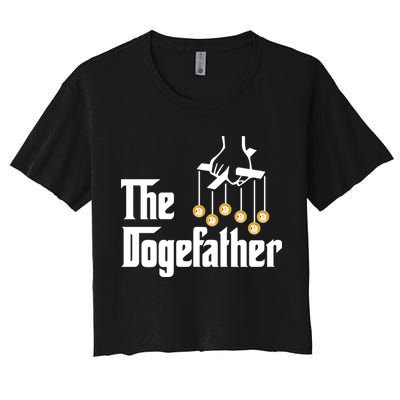 The Dogefather Women's Crop Top Tee