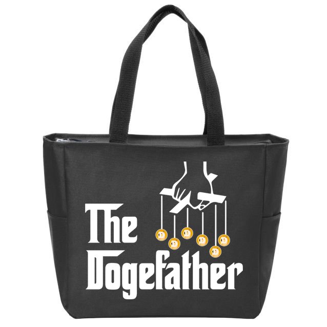 The Dogefather Zip Tote Bag