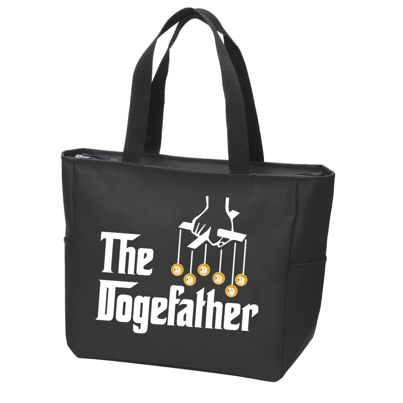 The Dogefather Zip Tote Bag