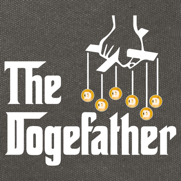 The Dogefather Cotton Canvas Backpack