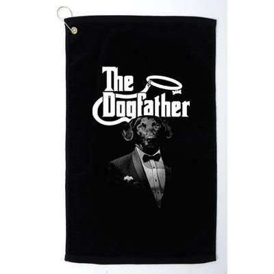 The Dogfather Dog Platinum Collection Golf Towel