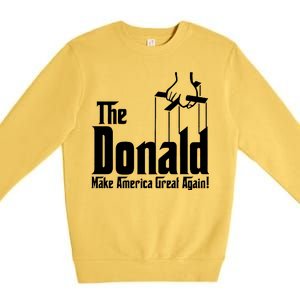 The Donald Make America Great Again! President Trump Spoof Premium Crewneck Sweatshirt