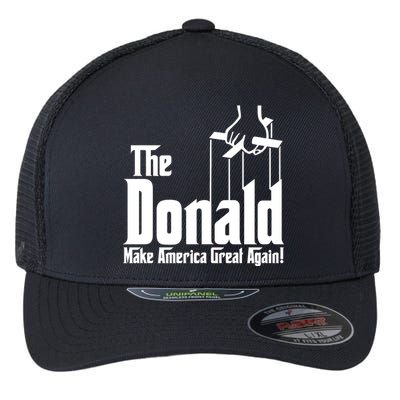 The Donald Make America Great Again! President Trump Spoof Flexfit Unipanel Trucker Cap