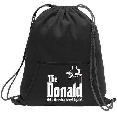 The Donald Make America Great Again! President Trump Spoof Sweatshirt Cinch Pack Bag