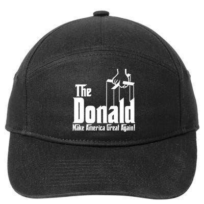 The Donald Make America Great Again! President Trump Spoof 7-Panel Snapback Hat