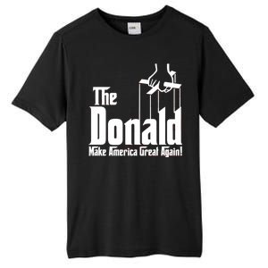 The Donald Make America Great Again! President Trump Spoof Tall Fusion ChromaSoft Performance T-Shirt