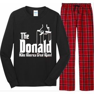 The Donald Make America Great Again! President Trump Spoof Long Sleeve Pajama Set