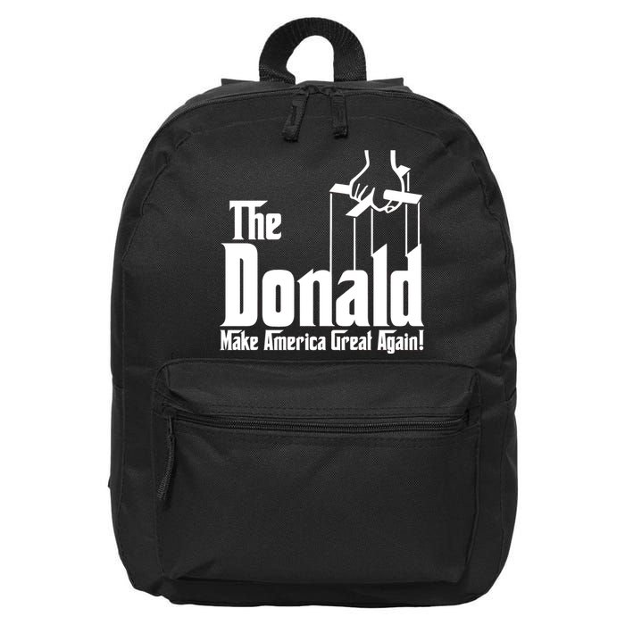 The Donald Make America Great Again! President Trump Spoof 16 in Basic Backpack