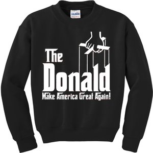 The Donald Make America Great Again! President Trump Spoof Kids Sweatshirt