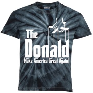 The Donald Make America Great Again! President Trump Spoof Kids Tie-Dye T-Shirt