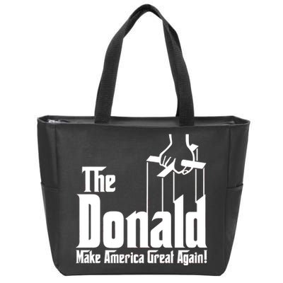 The Donald Make America Great Again! President Trump Spoof Zip Tote Bag