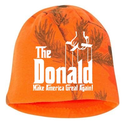 The Donald Make America Great Again! President Trump Spoof Kati - Camo Knit Beanie