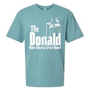 The Donald Make America Great Again! President Trump Spoof Sueded Cloud Jersey T-Shirt