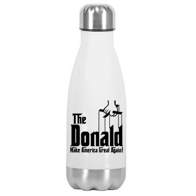 The Donald Make America Great Again! President Trump Spoof Stainless Steel Insulated Water Bottle