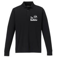 The Doodfather Doodle Dad Performance Long Sleeve Polo