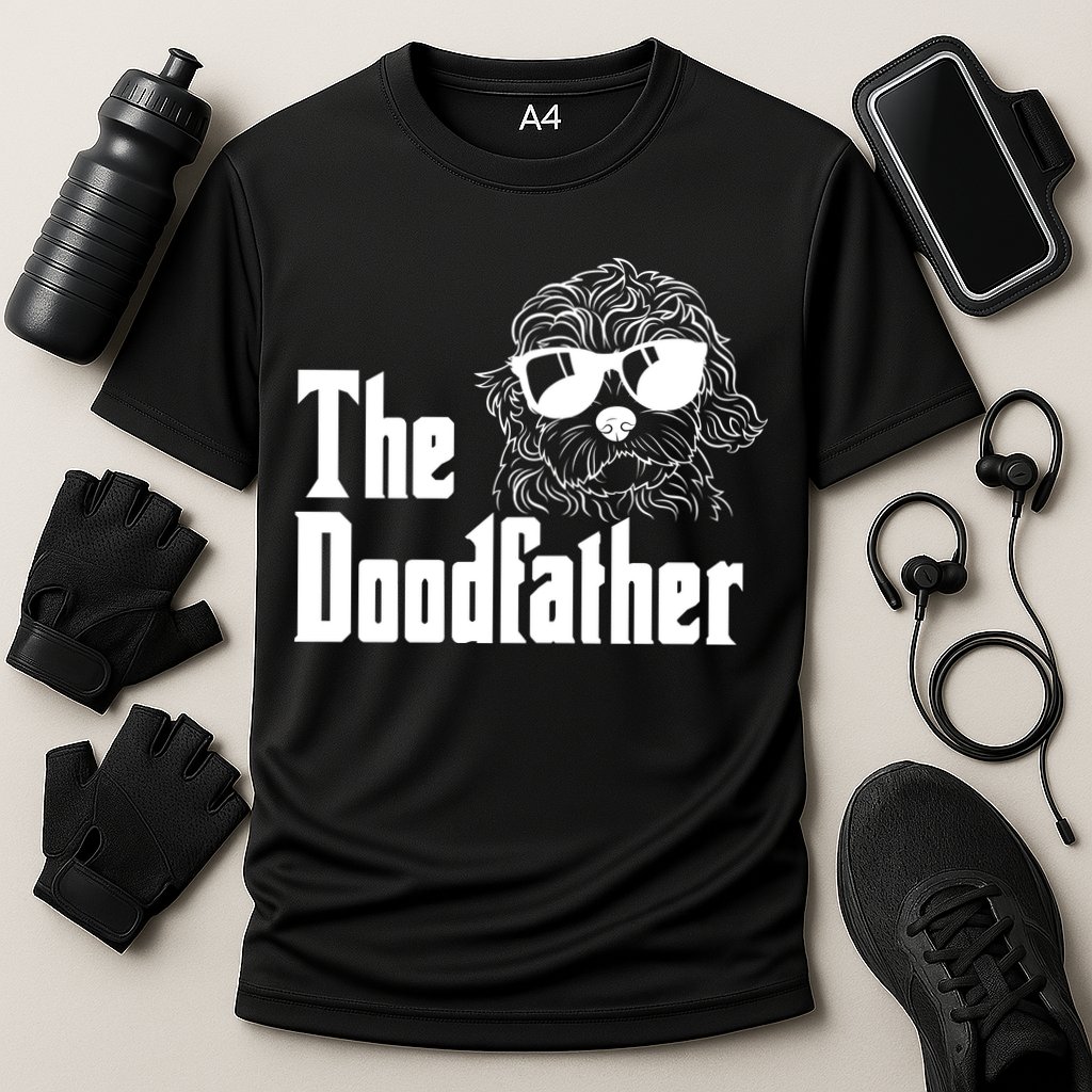 The Doodfather Doodle Dad Cooling Performance Crew T-Shirt