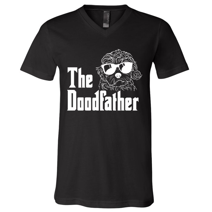 The Doodfather Doodle Dad V-Neck T-Shirt