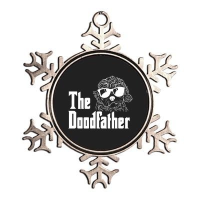 The Doodfather Doodle Dad Metallic Star Ornament