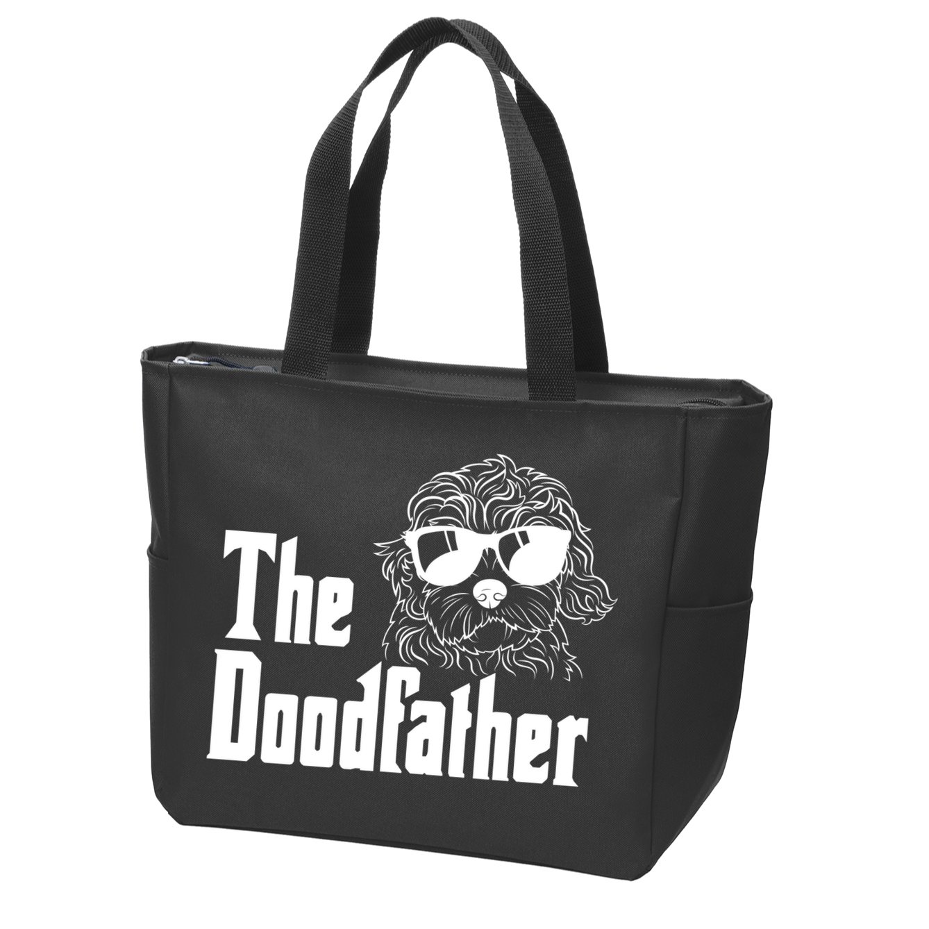 The Doodfather Doodle Dad Zip Tote Bag