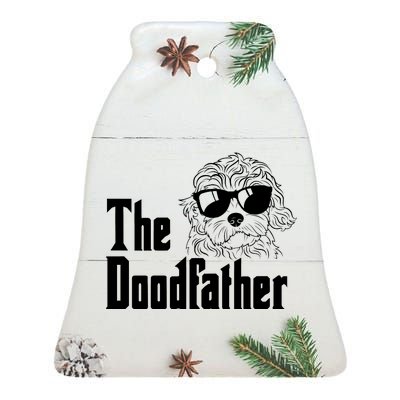 The Doodfather Doodle Dad Ceramic Bell Ornament