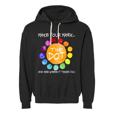 The Dot - Make Your Mark  Garment-Dyed Fleece Hoodie