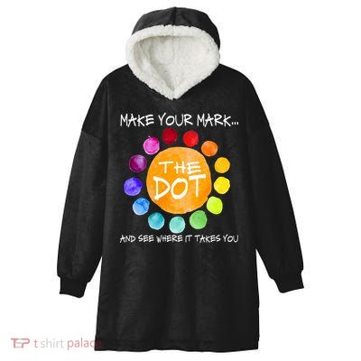The Dot - Make Your Mark  Hooded Wearable Blanket