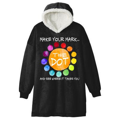 The Dot - Make Your Mark  Hooded Wearable Blanket