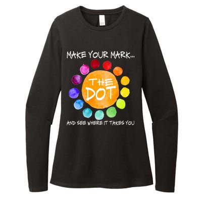 The Dot - Make Your Mark  Womens CVC Long Sleeve Shirt