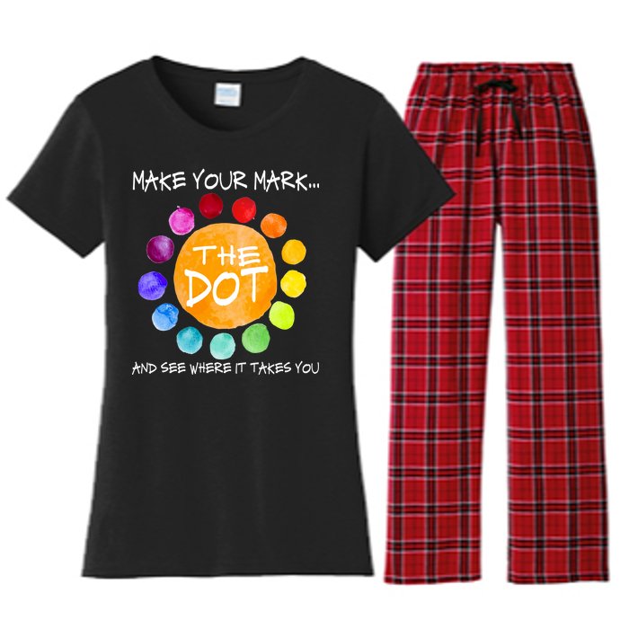 The Dot - Make Your Mark  Women's Flannel Pajama Set