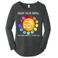 The Dot - Make Your Mark  Women's Perfect Tri Tunic Long Sleeve Shirt