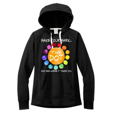 The Dot - Make Your Mark  Women's Fleece Hoodie