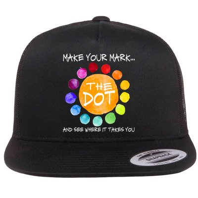 The Dot - Make Your Mark  Flat Bill Trucker Hat