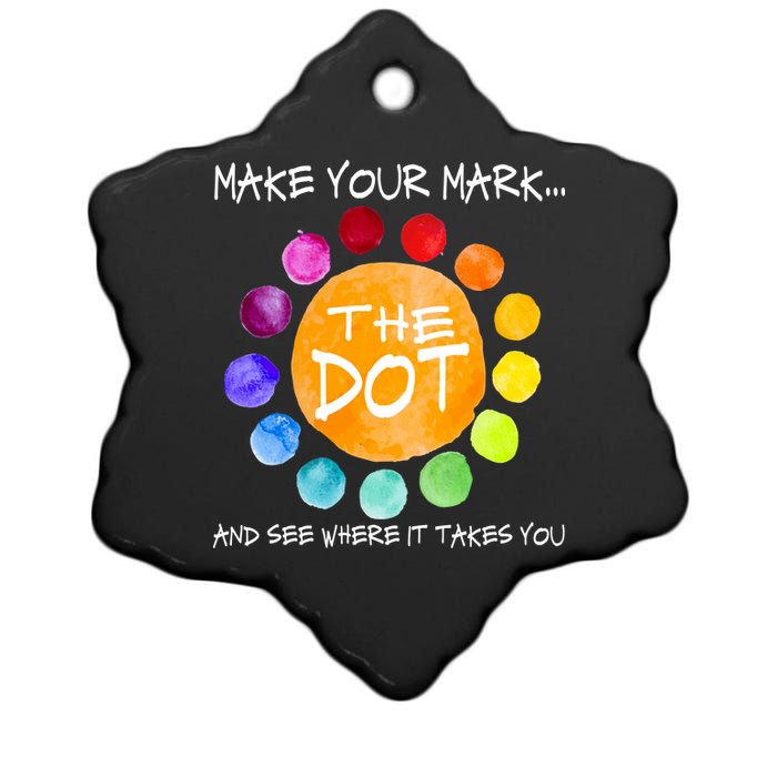 The Dot - Make Your Mark  Ceramic Star Ornament