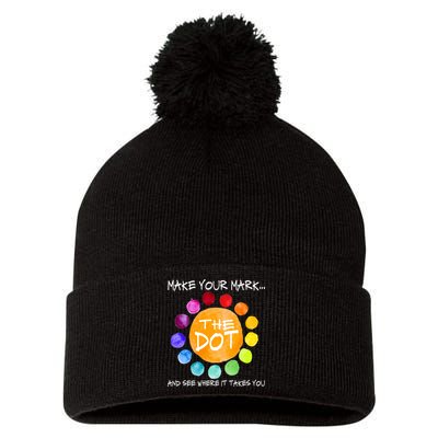 The Dot - Make Your Mark  Pom Pom 12in Knit Beanie