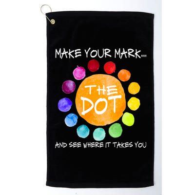 The Dot - Make Your Mark  Platinum Collection Golf Towel